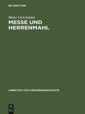 cover image of Messe und Herrenmahl